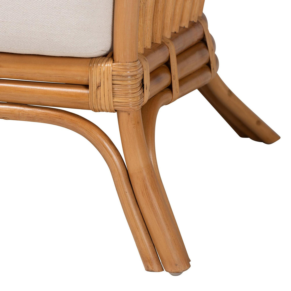 Modern European furniture - Flared Arm Rattan Accent Chair - www.oroa.com