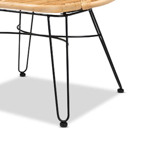 Modern European furniture - Leaf Inspired Rattan Accent Chair - www.oroa.com