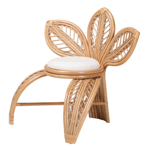 Flower Inspired Rattan Accent Chair | Bali Loom Gresham | Oroa.com