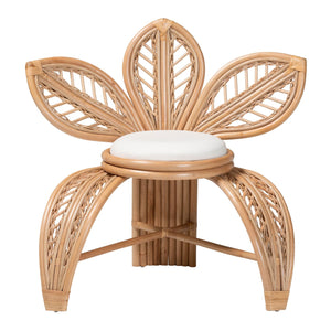 Flower Inspired Rattan Accent Chair | Bali Loom Gresham | Oroa.com