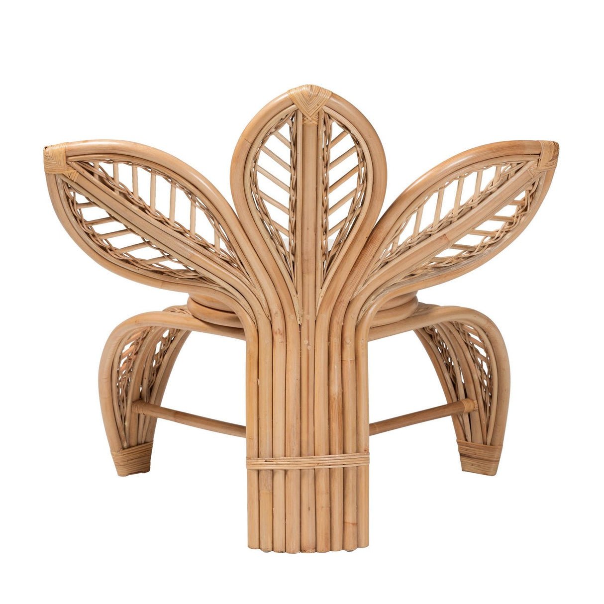 Flower Inspired Rattan Accent Chair | Bali Loom Gresham | Oroa.com