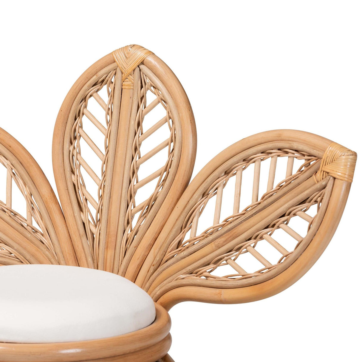 Flower Inspired Rattan Accent Chair | Bali Loom Gresham | Oroa.com