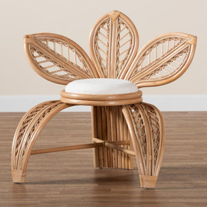 Flower Inspired Rattan Accent Chair | Bali Loom Gresham | Oroa.com