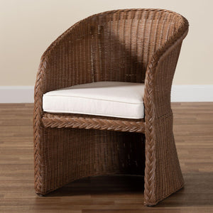 Modern European furniture - Braided Rattan Accent Chair - www.oroa.com