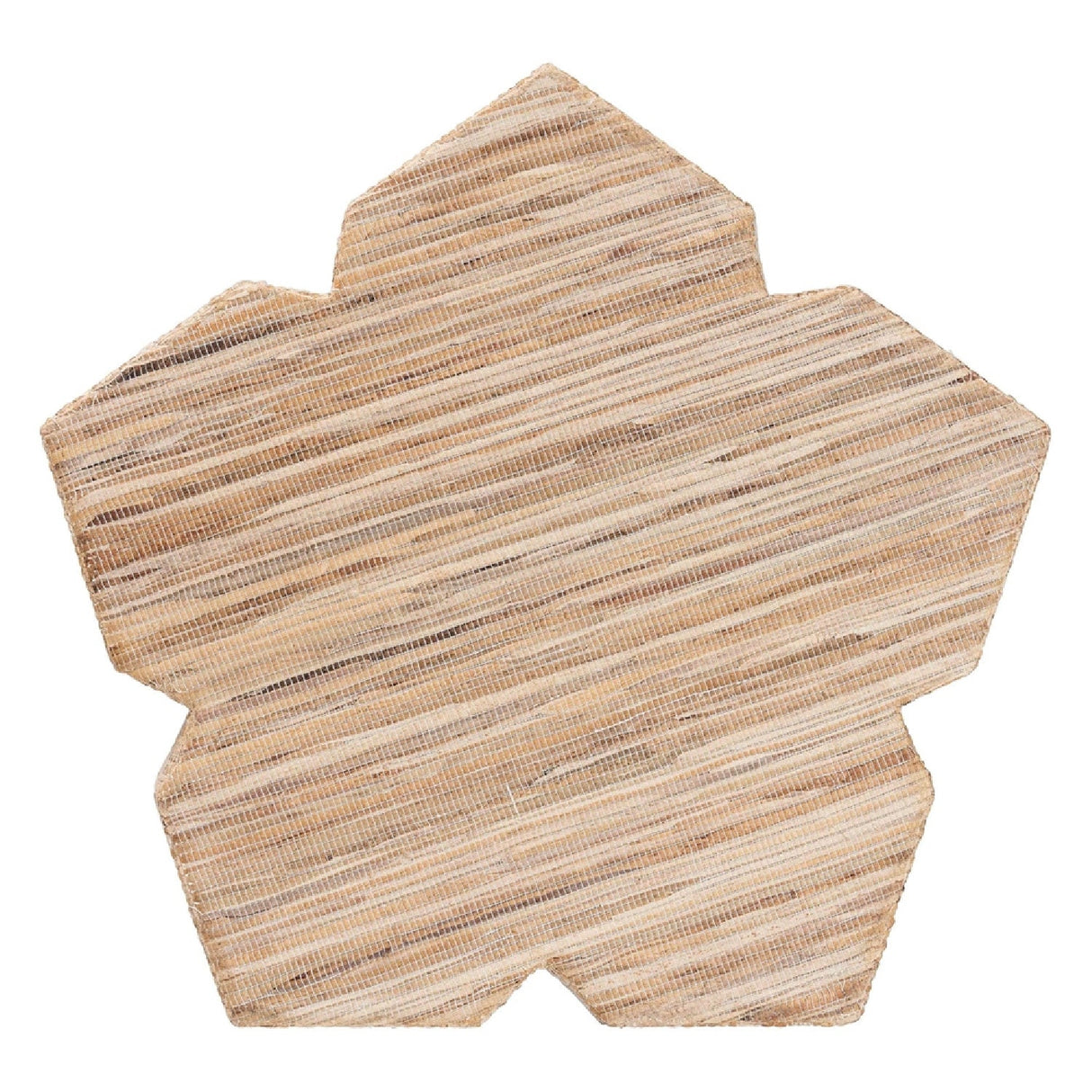 Grasscloth Flower Inspired End Table | Bali Loom Janeth | Oroa.com