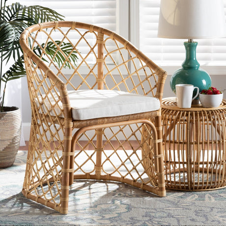 Modern European furniture - Bohemian Rattan Dining Chair - www.oroa.com