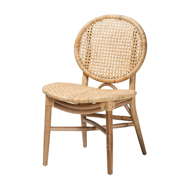 Modern European furniture - Round Back Rattan Dining Chair - www.oroa.com