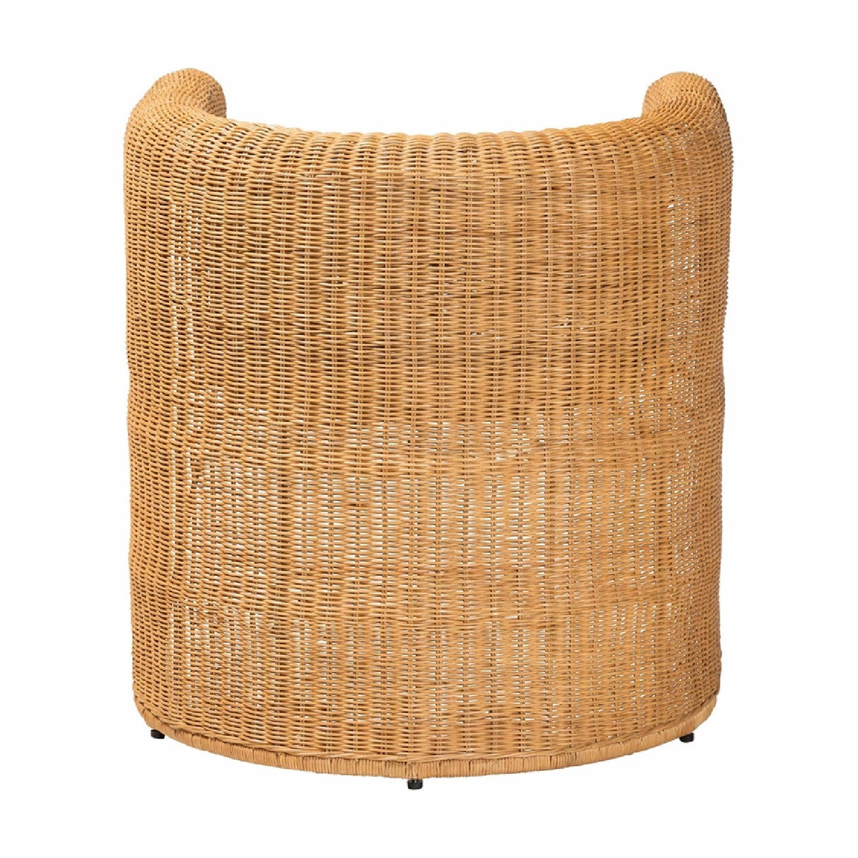 Handwoven Rattan Barrel Dining Chair | Bali Loom Carina | Oroa.com