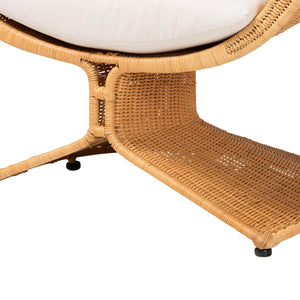 Modern European furniture - Woven Rattan Bohemian Lounge Chair - www.oroa.com
