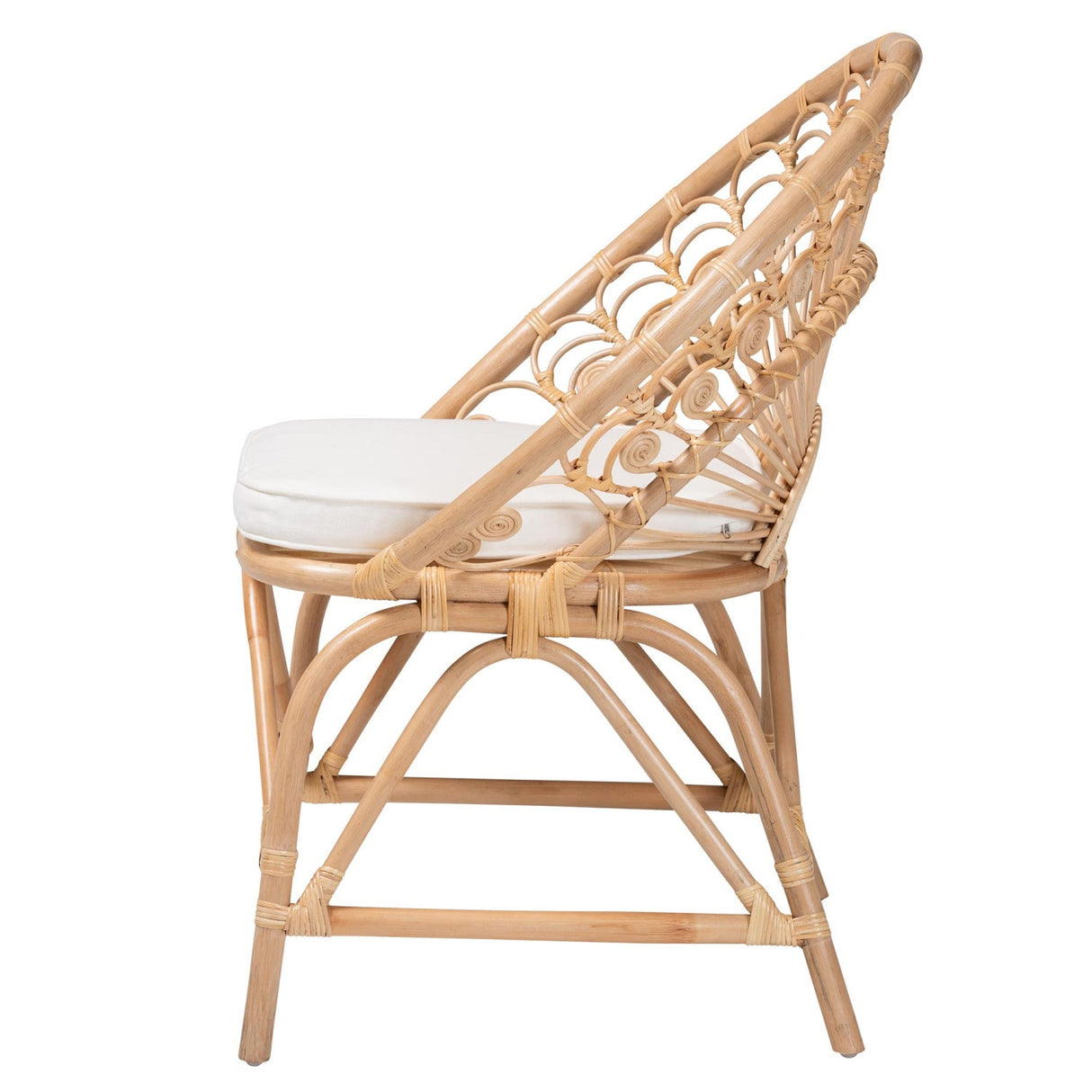 Modern European furniture - Boho Rattan Peacock Accent Chair - www.oroa.com