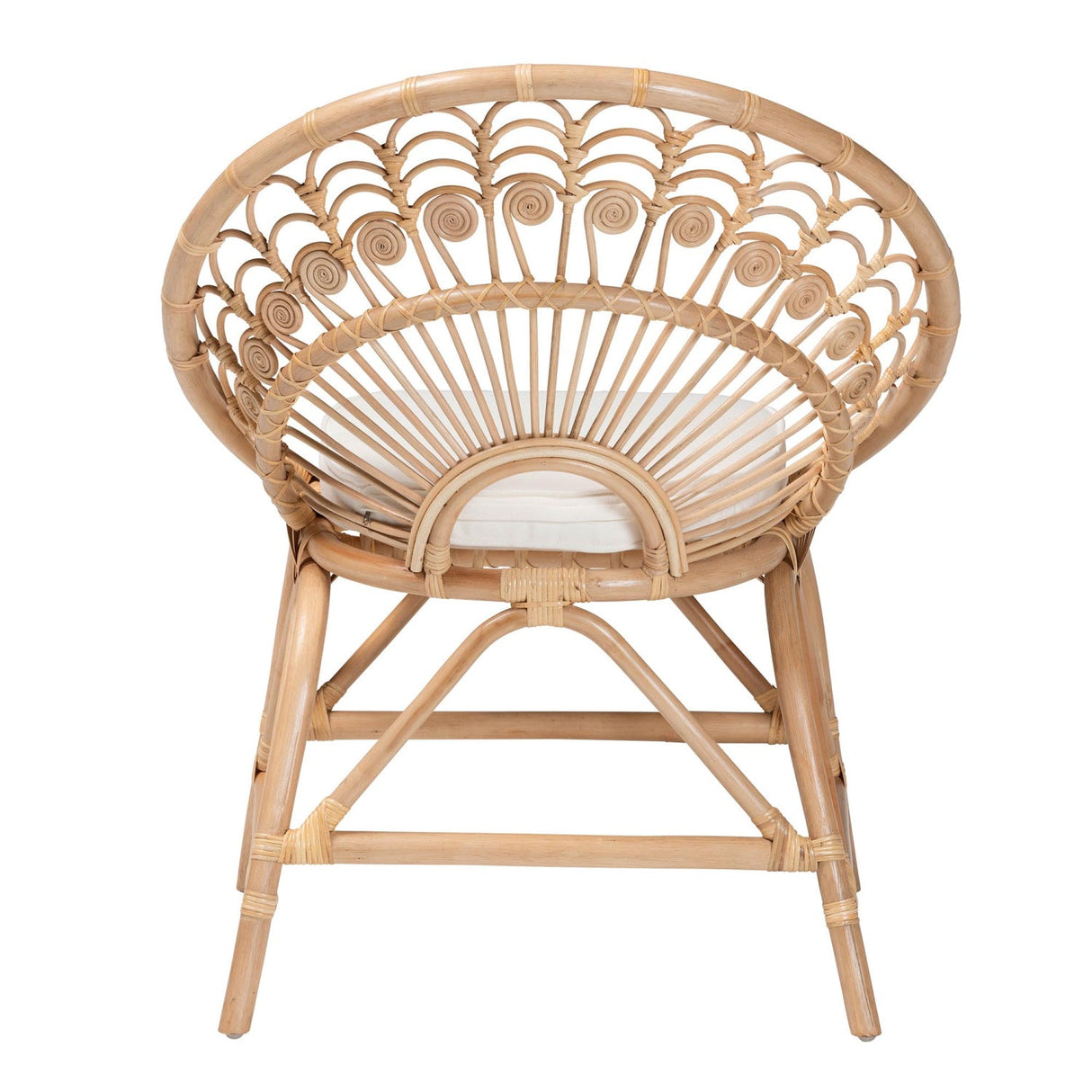 Modern European furniture - Boho Rattan Peacock Accent Chair - www.oroa.com