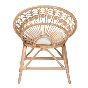 Modern European furniture - Boho Rattan Peacock Accent Chair - www.oroa.com