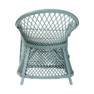 Braided Rattan Bohemian Accent Armchair | Bali Loom Casilda | Oroa.com