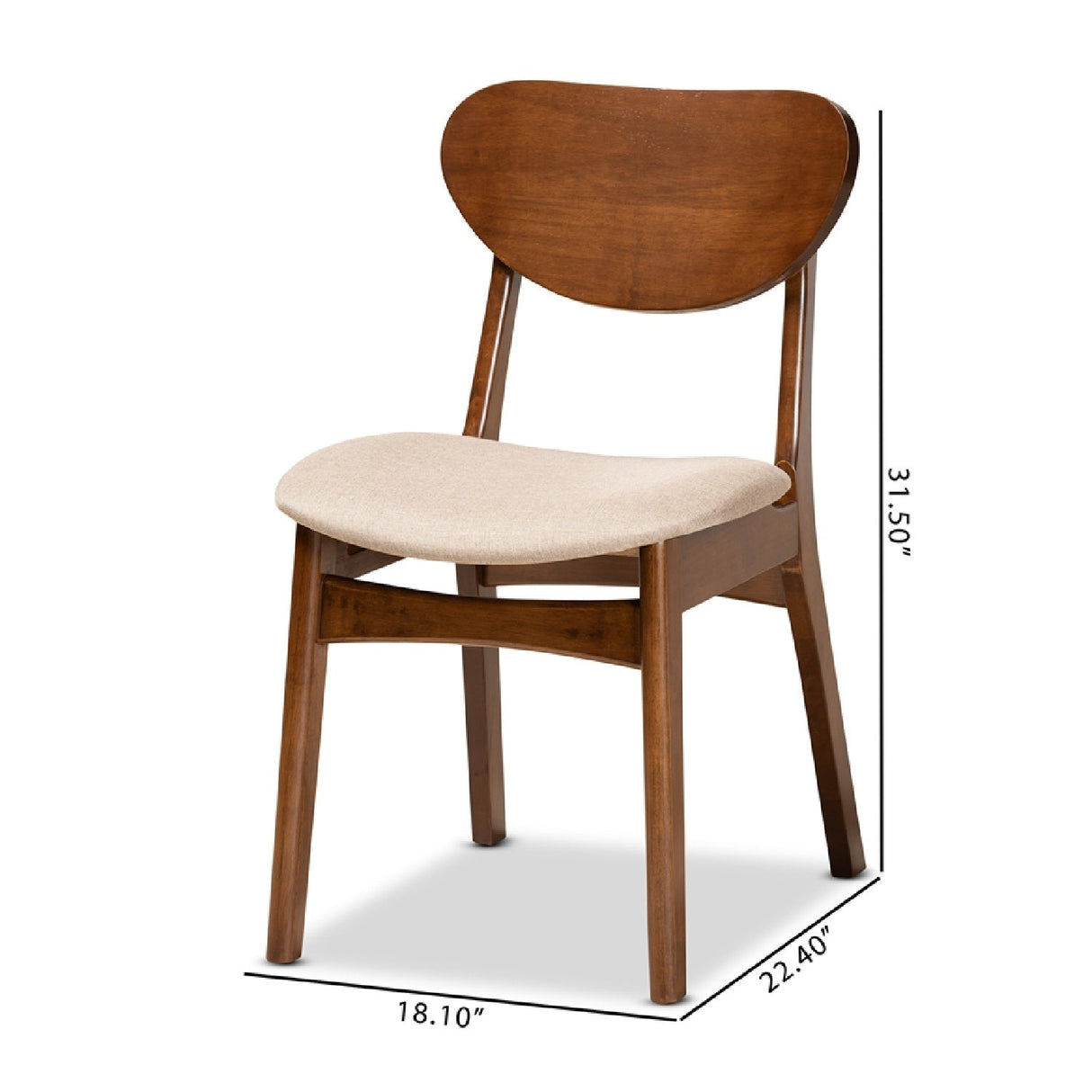  Modern European furniture - Padded Seat Wooden Dining Chairs 2 - www.oroa.com | Oroa.com