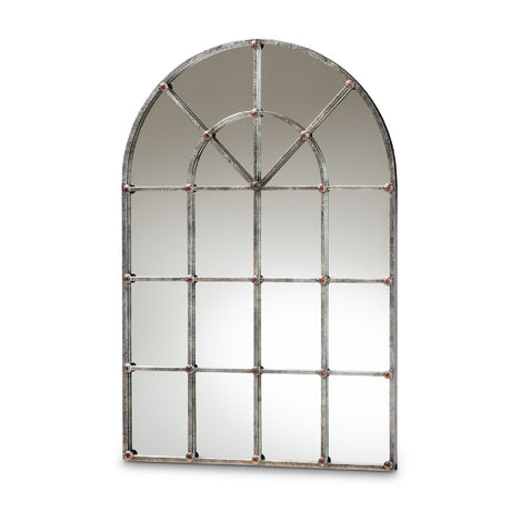 Modern European furniture - Antique Silver Arched Wall Mirror - www.oroa.com