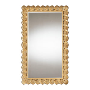 Modern European furniture - Gold Seashell Accent Mirror - www.oroa.com