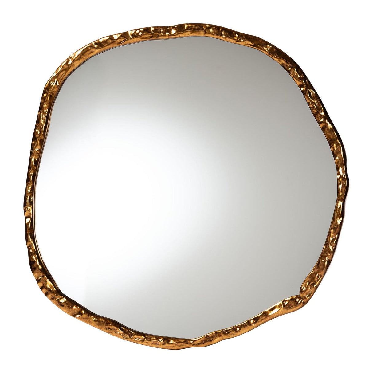 Antique Gold Freeform Accent Mirror | Bali Loom Urania | Oroa.com