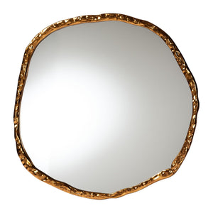 Antique Gold Freeform Accent Mirror | Bali Loom Urania | Oroa.com