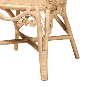 Modern European furniture - Woven Natural Rattan Accent Chair - www.oroa.com