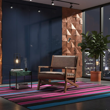 Modern European furniture - Brown Leather Inspired Lounge Chair - www.oroa.com