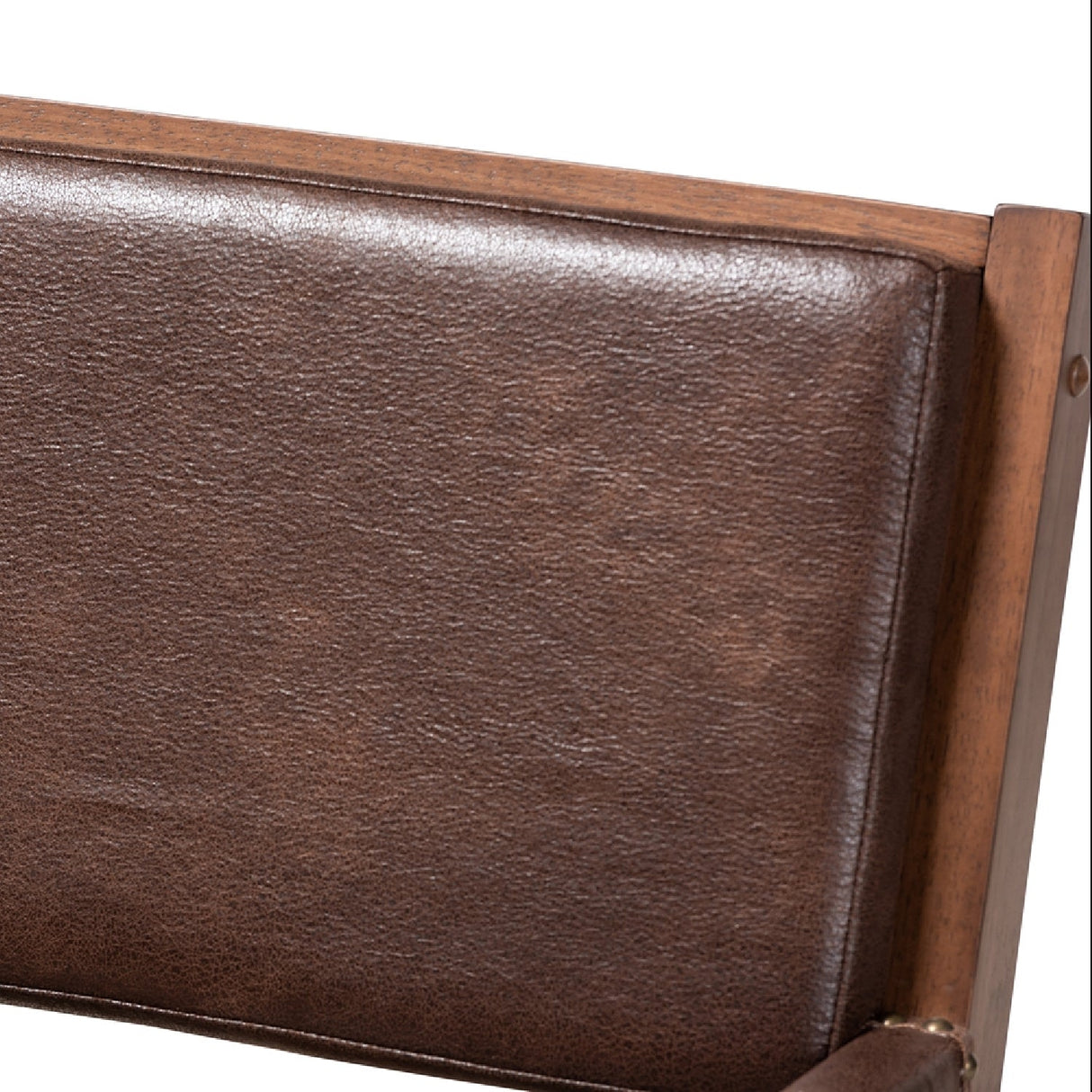 Modern European furniture - Brown Leather Inspired Lounge Chair - www.oroa.com