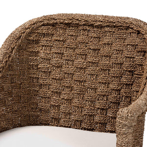 Modern European furniture - Woven Seagrass Bohemian Accent Chair - www.oroa.com
