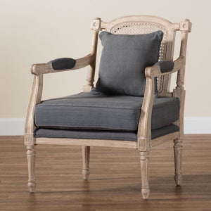 Carved Wood Framed Accent Chair | Bali Loom Clemence | Oroa.com
