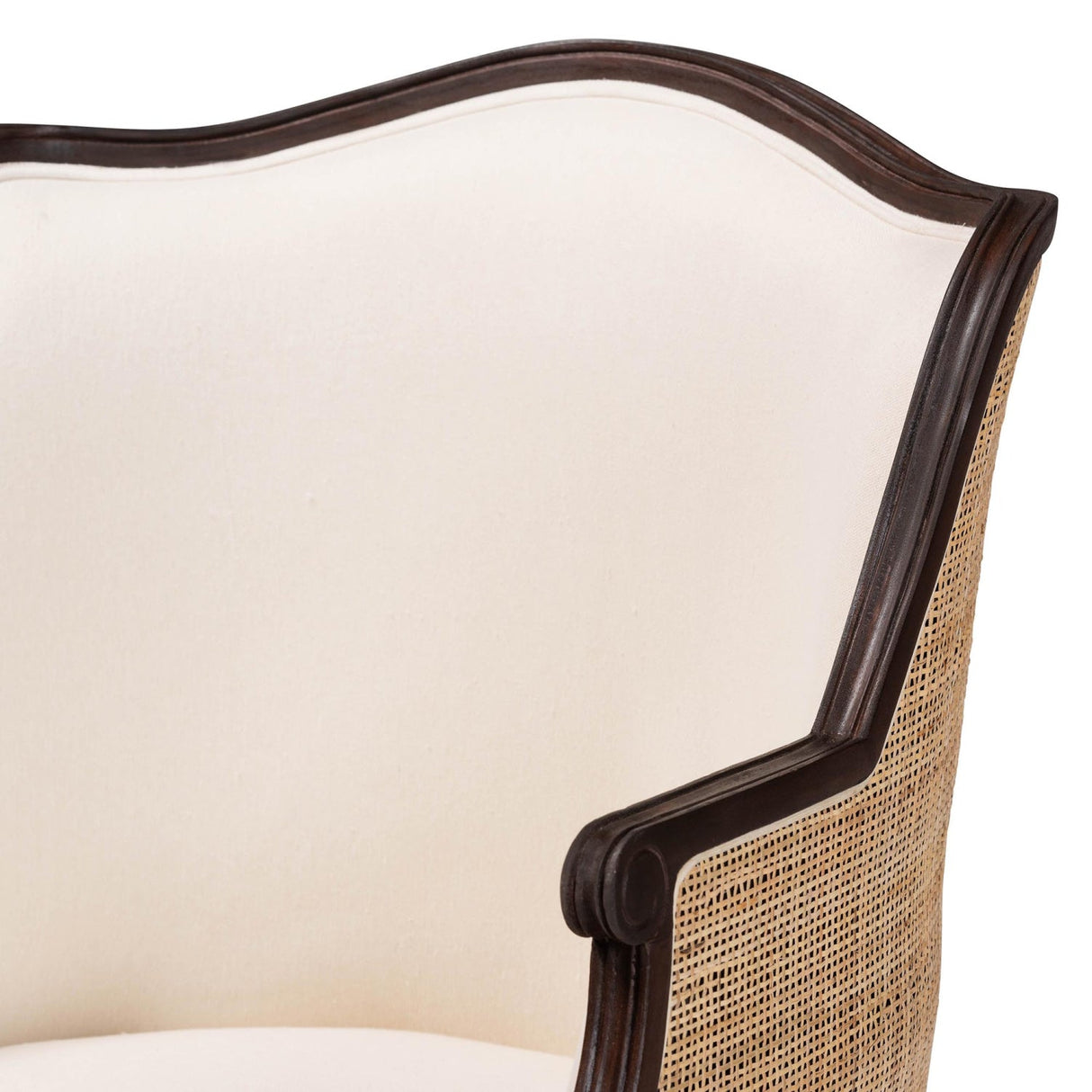 Modern European furniture - Beige Traditional French Accent Chair - www.oroa.com