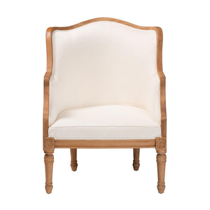 Woven Rattan French Accent Chair | Bali Loom Elizette | Oroa.com