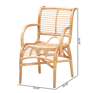 Modern European furniture - Rattan Rods Bohemian Lounge Chair - www.oroa.com