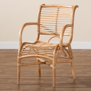 Modern European furniture - Rattan Rods Bohemian Lounge Chair - www.oroa.com