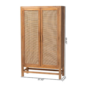 2 Door Rattan Accent Cabinet | Bali Loom Sibu | Oroa.com
