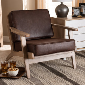 Oak Framed Lounge Chair | Bali Loom Sigrid | Oroa.com