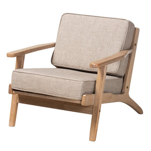 Oak Framed Lounge Chair | Bali Loom Sigrid | Oroa.com