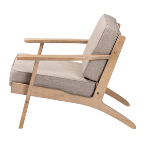Oak Framed Lounge Chair | Bali Loom Sigrid | Oroa.com