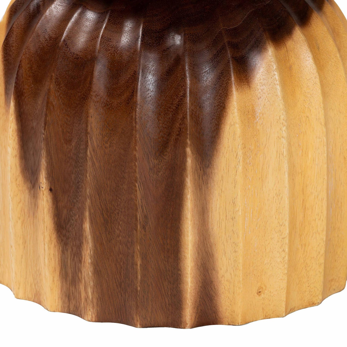 Hourglass Wooden Side Table | Bali Loom Noleta | Oroa.com