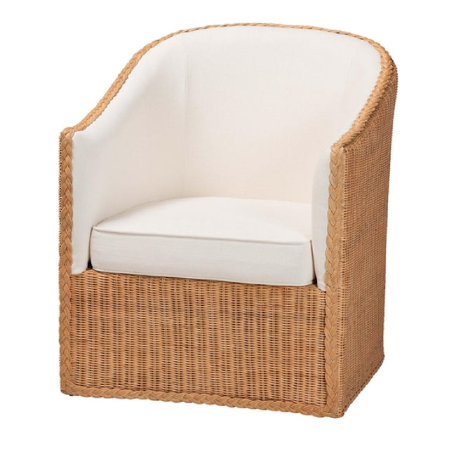 Modern European furniture - Padded Rattan Bohemian Lounge Chair - www.oroa.com