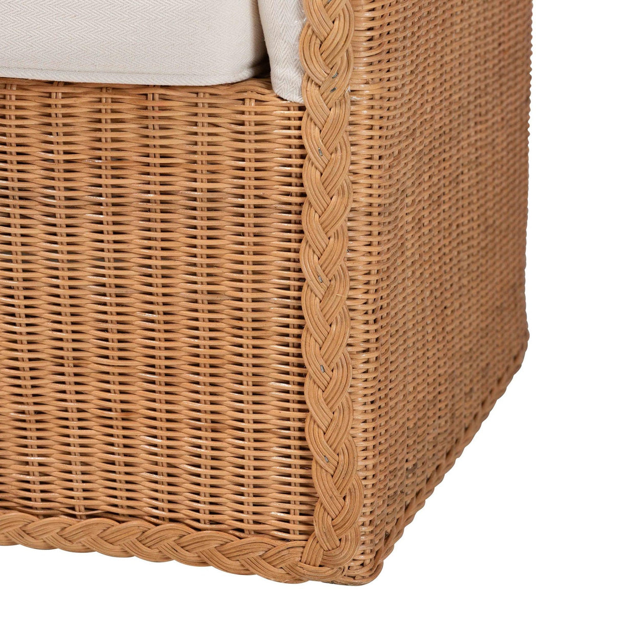 Modern European furniture - Padded Rattan Bohemian Lounge Chair - www.oroa.com