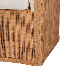 Modern European furniture - Padded Rattan Bohemian Lounge Chair - www.oroa.com