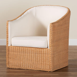 Modern European furniture - Padded Rattan Bohemian Lounge Chair - www.oroa.com