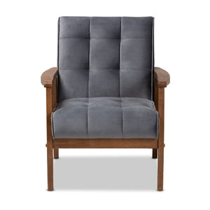 Tufted Velvet Accent Chair | Bali Loom Asta | Oroa.com