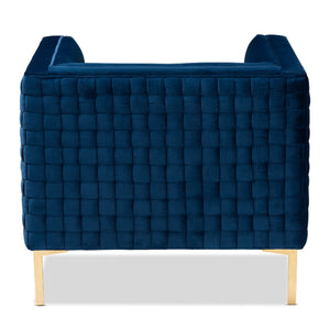 Woven Velvet Accent Chair | Bali Loom Seraphin | Oroa.com