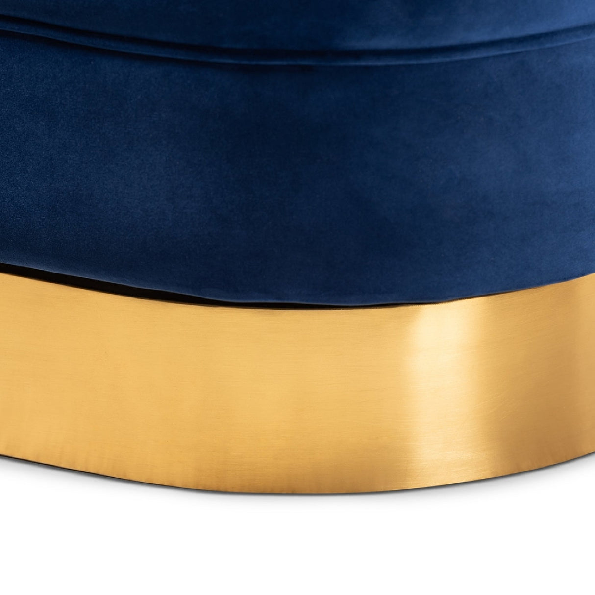 Modern European furniture - Blue Vevet Swivel Accent Chair - www.oroa.com