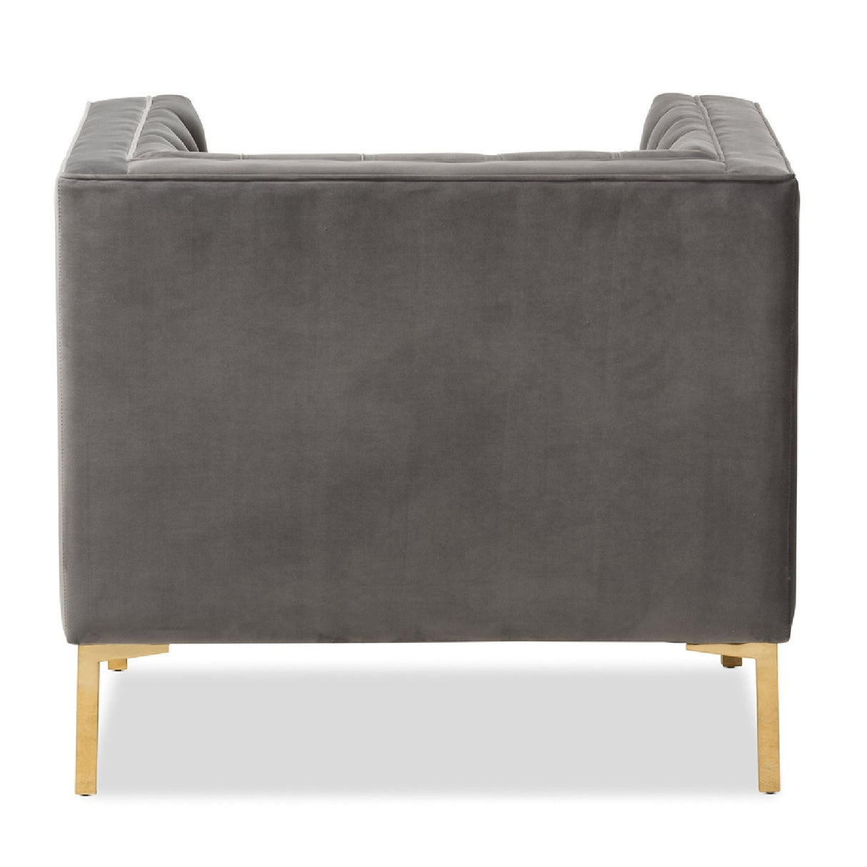 Button Tufted Velvet Lounge Chair | Bali Loom Zanetta | Oroa.com