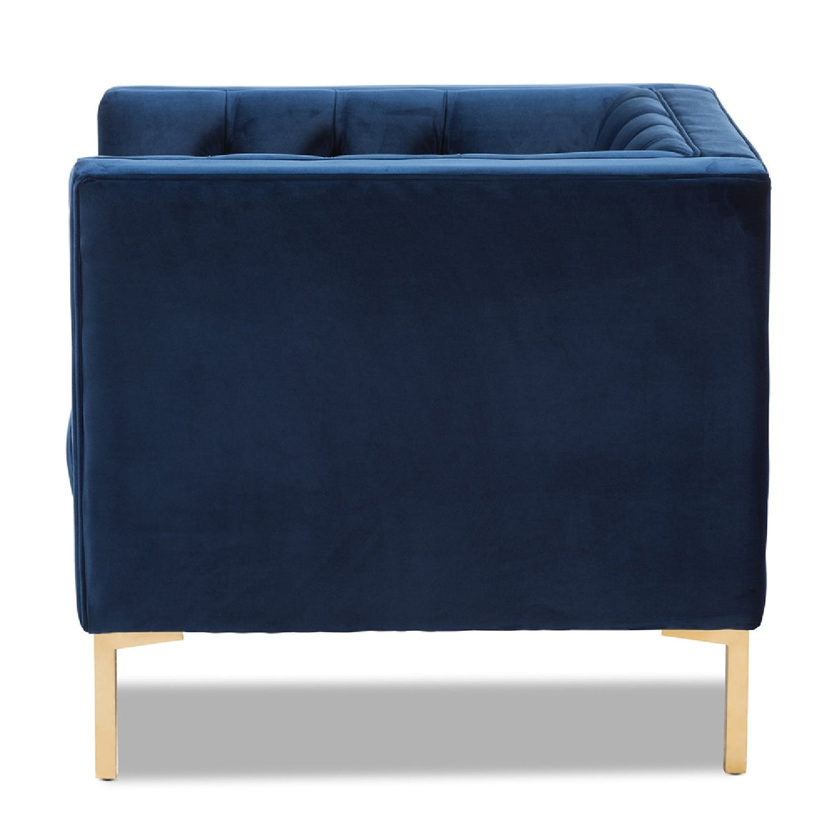 Button Tufted Velvet Lounge Chair | Bali Loom Zanetta | Oroa.com