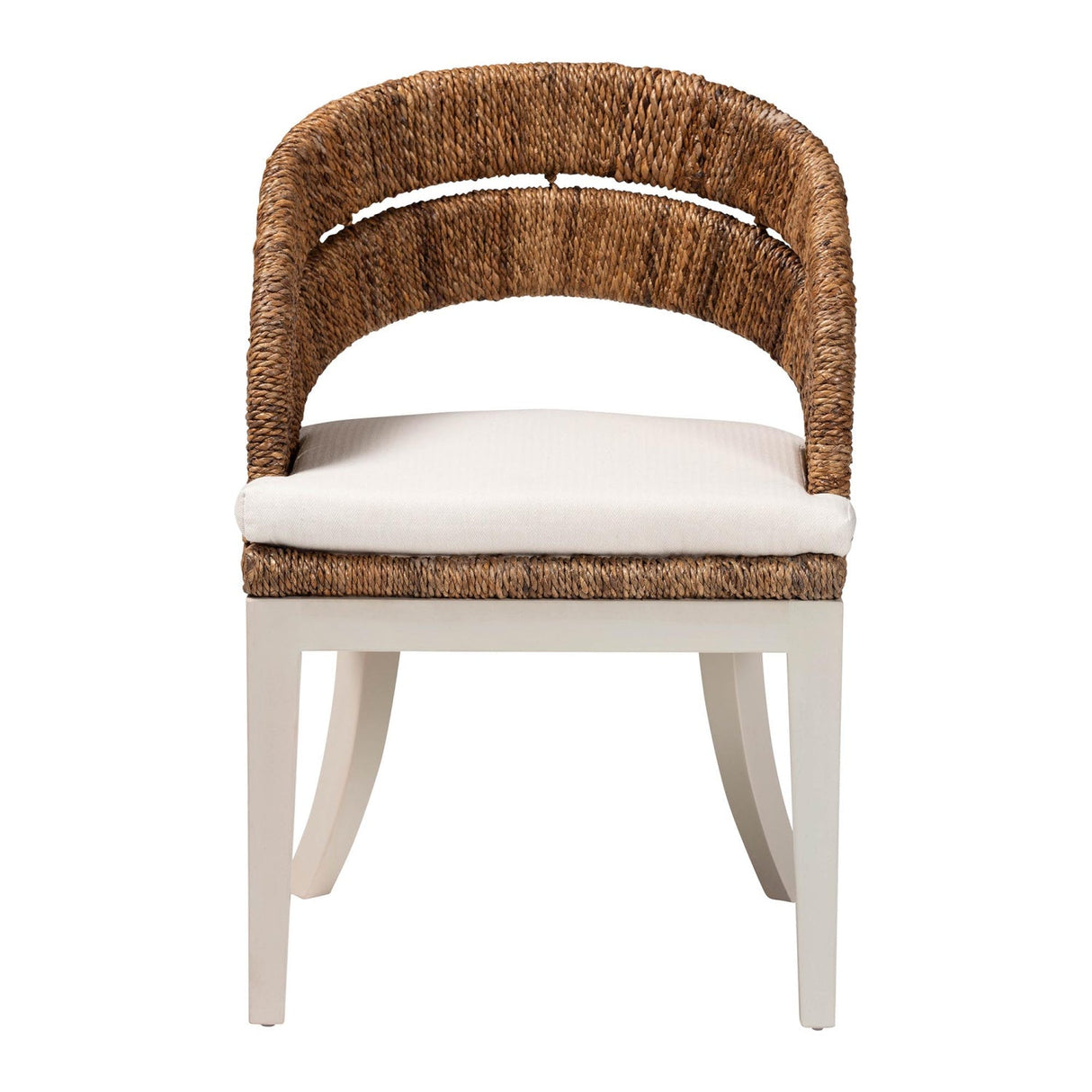 Modern European furniture - Seagrass Padded Dining Chair - www.oroa.com