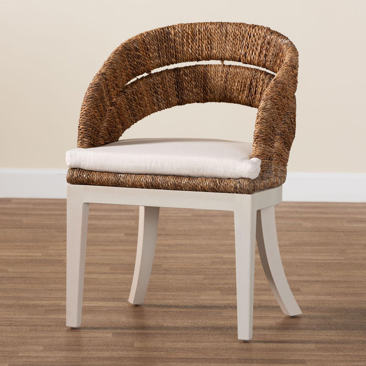 Modern European furniture - Seagrass Padded Dining Chair - www.oroa.com