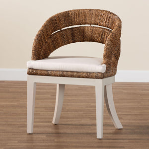 Modern European furniture - Seagrass Padded Dining Chair - www.oroa.com