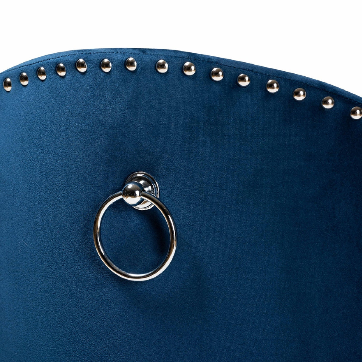 Studded Velvet Rolling Accent Chair | Bali Loom Bethel | Oroa.com