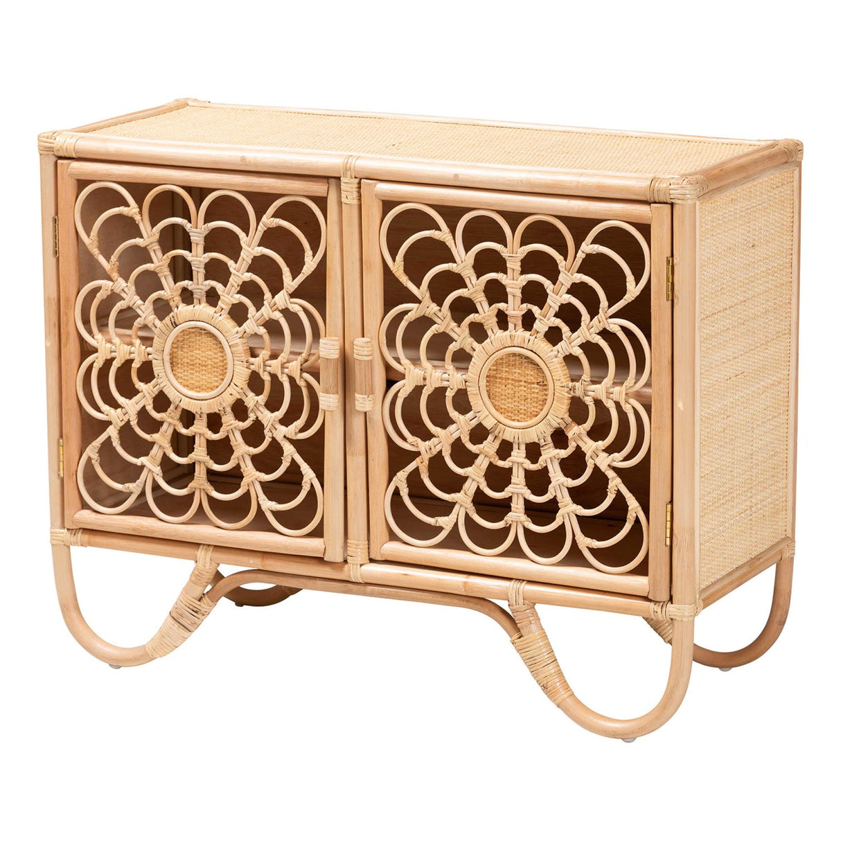   Modern European furniture - Floral Woven 2 Door Cabinet - www.oroa.com | Oroa.com